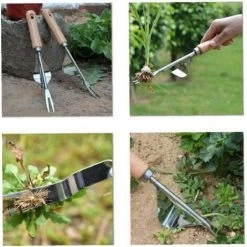 LYCXAMES Garden Extracteur Manuel De Mauvaises Herbes Extracteur De Pissenlit Résistant à La Flexion Extracteur Rapide Et économique En Alliage D'aluminium Outils De Désherbage Pour Jardin Pelouse -Outil pour désherber Soldes 61326874 5