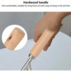 SINCèREETALI Désherbeur En Acier Inoxydable Outil De Désherbage Semis Fourche Semis Repiquage Pelle Semis Repiquage Pelle 150g -Outil pour désherber Soldes 63514765 5