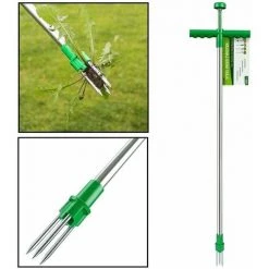 SINCèREETALI Sarcloir Extracteur De Mauvaises Herbes Désherbeur Twister Push Twist & Pull Claw Garden Lawn Easy Root Remover Killer Grabber Outil Léger à Long Manche -Outil pour désherber Soldes 63525903 5