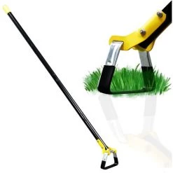 LIFCAUSAL Houe Outil De Jardin En Acier Inoxydable Anneau De Désherbage De Jardin Sol En Vrac Jardinage Longue Poignée Étrier De Boucle De Désherbage Réglable Robuste 2m