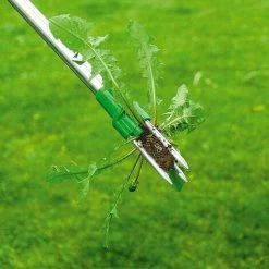 SINCèREETALI Stand-Up à Long Manche Telescopique Uproot Remover, Arrache Mauvaise Herbe Jardinage Manuel, Griffe De Jardin Rotative, Postuler à Pelouse, Pissenlit, Potager, Orties (Désherbeur) -Outil pour désherber Soldes 63818555 5