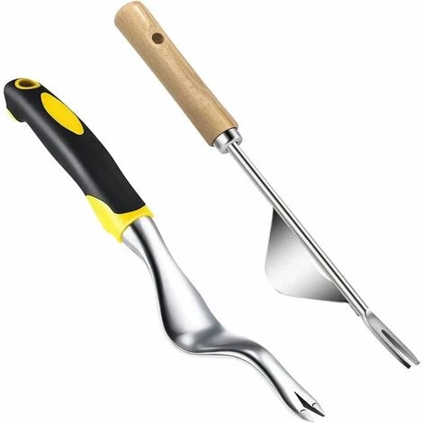SINCèREETALI Outil De Désherbage Manuel, Outil De Désherbage Portatif 2 Pièces Pour Pissenlit, Extracteur De Mauvaises Herbes De Jardin Avec Poignée Antidérapante 1 SINCèREETALI Outil De Désherbage Manuel, Outil De Désherbage Portatif 2 Pièces Pour Pissenlit, Extracteur De Mauvaises Herbes De Jardin Avec Poignée Antidérapante