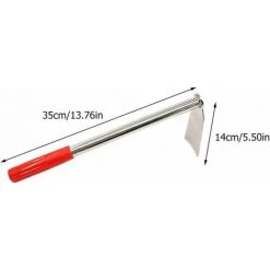 SINCèREETALI Outils à Main De Jardinage ,Hoe Red Handle, Inoxydable Hoe ,Garden Edger , Weeder Gardening And Weeding Tools Digging, And Tool Backyard -Outil pour désherber Soldes 63819245 3
