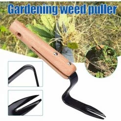 SINCèREETALI Hand Wederer Tool， Jardin Outils Weeding Avec ，poignée En Bois Outil D'extraction De La Main For Le Jardin Attentionné For éliminer Les Pissenlits -Outil pour désherber Soldes 63819731 3
