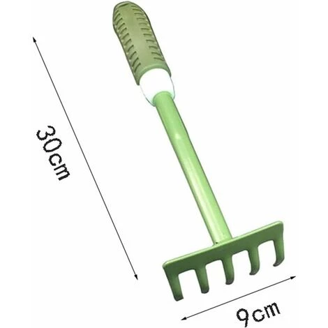 SINCèREETALI Mini Shovel Rake Spade DIY Gardening Tools Set ,Flower Weeding Bonsai Tools ,Plastic Handle Handmade For Garden Supplies 2 SINCèREETALI Mini Shovel Rake Spade DIY Gardening Tools Set ,Flower Weeding Bonsai Tools ,Plastic Handle Handmade For Garden Supplies – Image 2