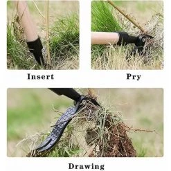 SINCèREETALI Weeding Tool ，Replacement Weeder Head， Gardening Digging Outdoor Weed Puller Tool ，Without Handle -Outil pour désherber Soldes 63820849 5