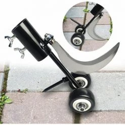 SINCèREETALI Outil De Désherbage 2 En 1 Avec Roues Pour Désherber, Outil De Désherbage Pour Jardin, Désherbage Sans Agenouiller Pour Nettoyer Entre Les Dalles, Pavés, Patios Et Pelouses