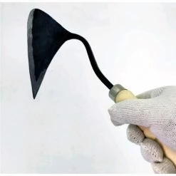 SINCèREETALI Gardening Digging Tool ,Garden Crooked Metal Rake Stainless Steel Rakes ,Hoe Reaping Hook Grow Weeding Knife Digger Hand Rake -Outil pour désherber Soldes 63820933 5