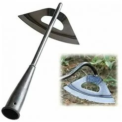 CLEGGFR Jardin Hoe - Houe Creuse Tout En Acier Durci Pour Désherber à Long Manche, Outils De Désherbage De Jardin, Désherbage Et Ameublissement Du Sol Faciles, Outil De Jardin Houe, Outils à Main Durables Et Efficaces,