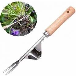 FOZIY Outil De Désherbage De Jardin De 12 Pouces, Base De Levier En Acier Inoxydable Résistant à La Rouille，Fonepro