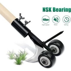 ARC-EN-CIéL Outil De Désherbage Manuel, Arcenciél DéSherbeur Manuel Avec Roues Outil De Désherbage Pour Jardin Pour Le Nettoyage Entre Les Dalles, Les Blocs, Les Patios Et Les Pelouses -Outil pour désherber Soldes 64127381 3