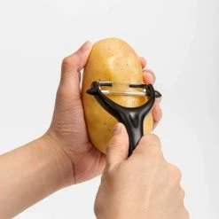 BF Éplucheur De Pommes De Terre, éplucheur De Légumes En Acier Inoxydable Pour La Cuisine, Noir - Nouvelle Mise à Niveau -Outil pour désherber Soldes 64387625 4