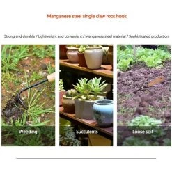 SINCèREETALI Désherbeur En Acier Inoxydable Pour L'ameublissement Des Sols Incrustés, Cultivateurs Avec Une Largeur De Travail étroite -Outil pour désherber Soldes 64497902 5