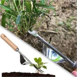 LLOVE Désherbeur Manuel 2 Pièces Désherbeur Manuel Avec Bois Outil De Désherbage En Acier Inoxydable Outil De Désherbage Pour Creuser Le Jardin 7 LLOVE Désherbeur Manuel 2 Pièces Désherbeur Manuel Avec Bois Outil De Désherbage En Acier Inoxydable Outil De Désherbage Pour Creuser Le Jardin -Outil pour désherber Soldes 64871611 3