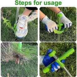 FR-LIFE BR-Vie Extracteur De Mauvaises Herbes,93 Cm Désherbeurs Manuels Vertical Et Griffes,Extracteur De Mauvaises Herbes Manuel,Désherbeur Manuel,Rotative Telescopique Outil D'enlèvement -Outil pour désherber Soldes 65031801 4