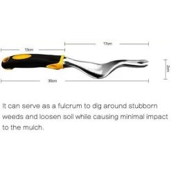 GrooFoo Lot De 3 Désherbeurs De Jardin Avec Poignée Ergonomique En Alliage D'aluminium Pour Enlever Les Pissenlits, Chardons Et Autres Mauvaises Herbes GrooFoo -Outil pour désherber Soldes 65118574 2