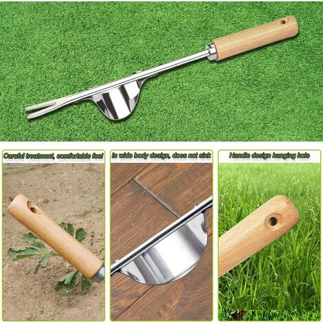 EAUDACè 2 Pcs Désherbeur Manuel, Outil De Désherbage Manue Outil De Désherbage De Pissenlit Désherbeur À Main En Acier Inoxydable Extracteur De Mauvaises Herbes Jardin Avec Poignée En Antidérapant 3 EAUDACè 2 Pcs Désherbeur Manuel, Outil De Désherbage Manue Outil De Désherbage De Pissenlit Désherbeur À Main En Acier Inoxydable Extracteur De Mauvaises Herbes Jardin Avec Poignée En Antidérapant – Image 3