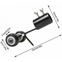 L'FLANEUR Désherbeur Manuel Pour Désherbage - Outil De Désherbage Manuel - Réglable - Robuste - Outil De Nettoyage Pour Désherbage De Jardin Et Désherbage Des Racines - Pour Terrasse, Jardin, Trottoir - Sans Poignée ANEUR -Outil pour désherber Soldes 65353660 5