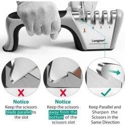 HELLO KITTY BAIN Aiguiseur De Couteaux, Aiguiseur à Main Professionnel De Qualité 4 Pour Affûter Les Couteaux De Cuisine Et Les Ciseaux -Outil pour désherber Soldes 65626759 5