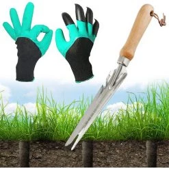 PERLE RARE Couteau Désherbeur Manuel Désherbeur 5 En 1 Outil De Jardin Idéal Pour Le Désherbage Et L'entretien Du Jardin Manche Ergonomique Désherbeur Pissenlit En Bois Pour La Culture Des Mauvaises Herbes