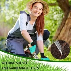 PERLE RARE Couteau Désherbeur Manuel Désherbeur 5 En 1 Outil De Jardin Idéal Pour Le Désherbage Et L'entretien Du Jardin Manche Ergonomique Désherbeur Pissenlit En Bois Pour La Culture Des Mauvaises Herbes -Outil pour désherber Soldes 65797509 4