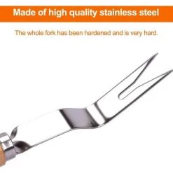 EINEMGELD Désherbeur Manuel Outil Gouge De Désherbage En Acier Inoxydable Avec Poignée Bois Outil De Désherbage Du Jardin, 2 Types Désherbeur Garden Pratique Outil (A) -Outil pour désherber Soldes 65896498 5