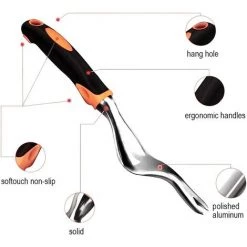 PESCE Outils De Désherbage De Jardin Outils De Désherbage Extracteur De Mauvaises Herbes Pissenlit Digger Extracteur Outils De Désherbage Meilleur Outil Pour Jardin Pelouse (Orange) -Outil pour désherber Soldes 66263779 5