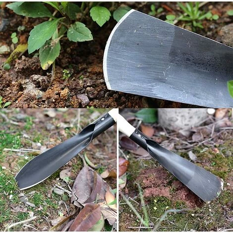 PESCE Outil De Désherbage Manuel De Jardin Pour Un Retrait Facile Des Mauvaises Herbes, En Acier Inoxydable De Qualité Supérieure, Poignée Confortable Pour Pelouse, Cour, Transplantation De Jardin 2 PESCE Outil De Désherbage Manuel De Jardin Pour Un Retrait Facile Des Mauvaises Herbes, En Acier Inoxydable De Qualité Supérieure, Poignée Confortable Pour Pelouse, Cour, Transplantation De Jardin – Image 2