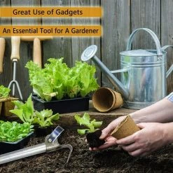 PESCE Outils De Jardinage Pelle à Main Extracteur De Mauvaises Herbes Accessoires Sharp Cadeaux De Jardinage Durables Pour Les Femmes Éplucheur D'écorce Bois Éplucheur Houe Outil De Jardin -Outil pour désherber Soldes 66263926 4