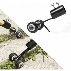 JOORRT Outil De Désherbage Manuel 2 Pièces Désherbeurs De Roues Outil De Désherbage Pour Jardin Manuel Des Mauvaises Herbes Snatcher Pour Le Nettoyage De La Cour Arrière Du Patio (sans Poignée) -Outil pour désherber Soldes 66341419 4