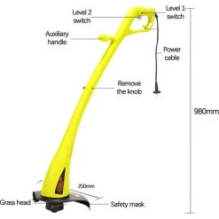 LIFCAUSAL Tondeuses à Gazon électriques Détachables Machine De Désherbage Désherbeur Jardin Maison Tondeuse à Gazon Tondeuse à Gazon EU220V -Outil pour désherber Soldes 66372926 5