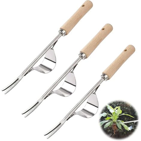 Désherbeur à Main En Acier Inoxydable Extracteur De Mauvaises Herbes Manuel Outil De Désherbage De Jardin Désherbeur De Jardin Avec Poignée Pour Désherber Éliminer Les Pissenlits 30,5cm 3 Pièces,Yeurié 1 Désherbeur à Main En Acier Inoxydable Extracteur De Mauvaises Herbes Manuel Outil De Désherbage De Jardin Désherbeur De Jardin Avec Poignée Pour Désherber Éliminer Les Pissenlits 30,5cm 3 Pièces,Yeurié