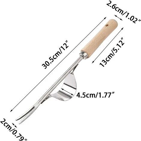 Désherbeur à Main En Acier Inoxydable Extracteur De Mauvaises Herbes Manuel Outil De Désherbage De Jardin Désherbeur De Jardin Avec Poignée Pour Désherber Éliminer Les Pissenlits 30,5cm 3 Pièces,Yeurié 5 Désherbeur à Main En Acier Inoxydable Extracteur De Mauvaises Herbes Manuel Outil De Désherbage De Jardin Désherbeur De Jardin Avec Poignée Pour Désherber Éliminer Les Pissenlits 30,5cm 3 Pièces,Yeurié – Image 5