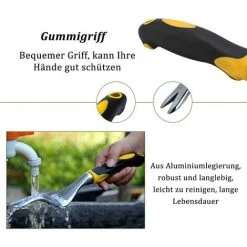 OCXIN Extracteur De Mauvaises Herbes, Désherbeur à Main De Jardin En Acier Inoxydable, Outil De Plantation Et De Désherbage, Jaune -Outil pour désherber Soldes 66859078 4