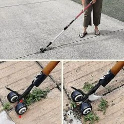 OCXIN Sunshine Smile Weeder Weeder, Weeder Drive, 2 En 1 Weeder, Weeder Weeder, Weeder, Weeder, Weeder, Weeder Tool (sans Poteau) -Outil pour désherber Soldes 66860875 4