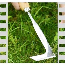 OCXIN Grattoir De Sol, Grattoir De Sol En Acier Inoxydable Avec Manche, Pour Désherber, Desserrer, Cadeau Pour Les Jardiniers -Outil pour désherber Soldes 66966333 3