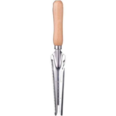 ABCRITAL 2Pcs Couteau De Tondeuse En Acier Inoxydable, Jardin Désherbant Pelle Coupe-Main En Acier Inoxydable Poignée En Bois Creuser Transplantation Outils De Désherbage 1 ABCRITAL 2Pcs Couteau De Tondeuse En Acier Inoxydable, Jardin Désherbant Pelle Coupe-Main En Acier Inoxydable Poignée En Bois Creuser Transplantation Outils De Désherbage
