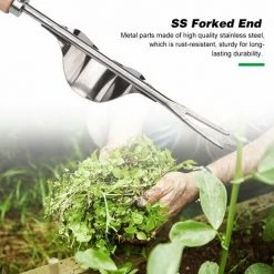 LIFCAUSAL Outil De Désherbage à Main Portable Outil De Déracinement Désherbeur D'herbe Extracteur De Mauvaises Herbes Outils De Désherbage De Jardin Avec Manche En Bois Ergonomique Jardin Pelouse Terres Agricoles Greffe Jardinage Outils De Bonsaï -Outil pour désherber Soldes 67359632 4