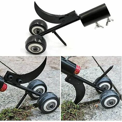 TANèTUE Désherbeur Manuel Avec Roues, Outil De Couteau De Désherbage, Outil De Désherbage Des Fissures Et Des Crevasses, Outil De Nettoyage Des Désherbeur à Main Jardin 2 TANèTUE Désherbeur Manuel Avec Roues, Outil De Couteau De Désherbage, Outil De Désherbage Des Fissures Et Des Crevasses, Outil De Nettoyage Des Désherbeur à Main Jardin – Image 2