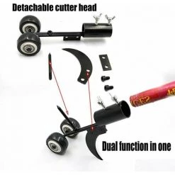 TANèTUE Désherbeur Manuel Avec Roues, Outil De Couteau De Désherbage, Outil De Désherbage Des Fissures Et Des Crevasses, Outil De Nettoyage Des Désherbeur à Main Jardin 8 TANèTUE Désherbeur Manuel Avec Roues, Outil De Couteau De Désherbage, Outil De Désherbage Des Fissures Et Des Crevasses, Outil De Nettoyage Des Désherbeur à Main Jardin -Outil pour désherber Soldes 67429620 4