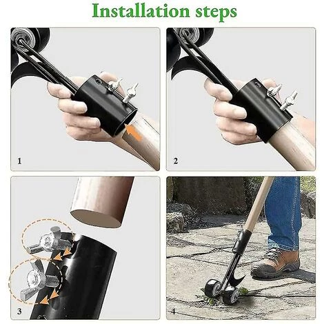 YOOUYIDA Outils De Désherbage à Roues Désherbeur De Jardin Manuel Extracteur De Mauvaises Herbes Tondeuse à Bordure De Pelouse De Thérapie Sensorielle Pour Enfants, Désherbeur Pour Crevasse 4 YOOUYIDA Outils De Désherbage à Roues Désherbeur De Jardin Manuel Extracteur De Mauvaises Herbes Tondeuse à Bordure De Pelouse De Thérapie Sensorielle Pour Enfants, Désherbeur Pour Crevasse – Image 4