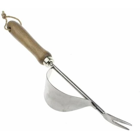 ENLENK Désherbeur Manuel En Acier Inoxydable Extracteur De Mauvaises Herbes Anti-pliage, Poignée En Bois Ergonomique Outil De Désherbage Antidérapant, Cadeau De Jardinage 2 ENLENK Désherbeur Manuel En Acier Inoxydable Extracteur De Mauvaises Herbes Anti-pliage, Poignée En Bois Ergonomique Outil De Désherbage Antidérapant, Cadeau De Jardinage – Image 2