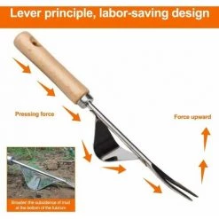 Cisea Désherbeur Manuel Outil Gouge De Désherbage En Acier Inoxydable Avec Poignée Bois Outil De Désherbage Du Jardin, Désherbeur Garden Pratique Outil 9 Cisea Désherbeur Manuel Outil Gouge De Désherbage En Acier Inoxydable Avec Poignée Bois Outil De Désherbage Du Jardin, Désherbeur Garden Pratique Outil -Outil pour désherber Soldes 67563699 5