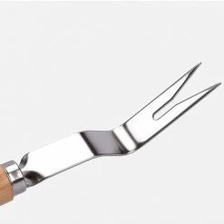 Désherbage Avec Poignée Bois Désherbeur En Acier Inoxydable De Jardin Extracteur De Mauvaises Herbes Désherbeur à Main En Acier Inoxydable Désherbeur Manuel Pour Pelouse De Jardin 28 Cm X 2,3 Cm,Tanètue -Outil pour désherber Soldes 67651507 4