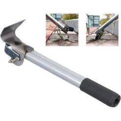 OSQI Extracteur De Outillage De Jardin Désherbeurs Manuels Mauvaises Herbes Pour Pelle à Main, Décapant D'écorce De Désherbeur, Grattoir De Fer Pour Pelleter Les Mauvaises Herbes,