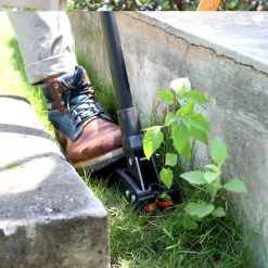 GIZCAM Désherbeur Télescopique, 100CM Ressorts Automatique, Pédale Robuste En Acier Inoxydable, 3 Griffes, Économie De Temps Et D'Efforts -Outil pour désherber Soldes 67697325 5