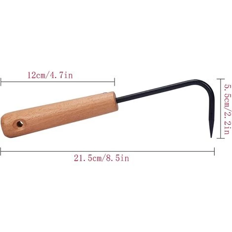 FLYME Grattoir De Mauvaises Herbes Avec Poignée Désherbeur Désherbeur Avec Arbre Pour La Maison Jardin Extérieur Tranchée Cultivateur Désherbant 2 FLYME Grattoir De Mauvaises Herbes Avec Poignée Désherbeur Désherbeur Avec Arbre Pour La Maison Jardin Extérieur Tranchée Cultivateur Désherbant – Image 2