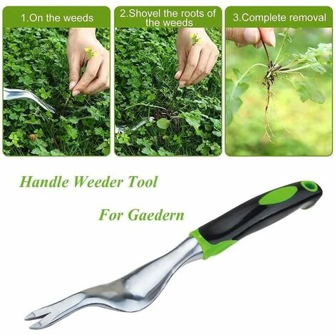 ECHOO Deserbeur Manuelle Weeders Manuels, There Dandelion Dandelion Tool Tool Weeder Garden Dandelion Délover Tool Creusez L'outil Alliage De Légumes Pour La Pelouse Yard 4 ECHOO Deserbeur Manuelle Weeders Manuels, There Dandelion Dandelion Tool Tool Weeder Garden Dandelion Délover Tool Creusez L'outil Alliage De Légumes Pour La Pelouse Yard – Image 4