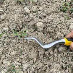 ECHOO Fourche De Désherbage Désherbage Racine De Jardin Outil De Désherbage à La Main Fourche De Désherbage Outil De Désherbage Extracteur De Mauvaises Herbes Avec Acier Inoxydable Pour Désherber Le Jardin Et La Pelouse -Outil pour désherber Soldes 67890563 4