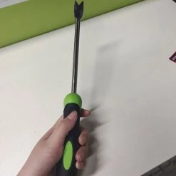 ABCRITAL Désherbeur En Acier Inoxydable, Racine De Scarificateur Pour La Plantation, Le Désherbage, L'entretien Des Fleurs Et Des Légumes Dans La Cour Du Jardin De La Pelouse -Outil pour désherber Soldes 67947694 5